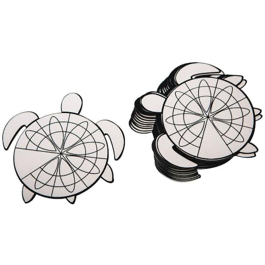 S&S® Worldwide Velvet Art 3D Turtle, 24ct.